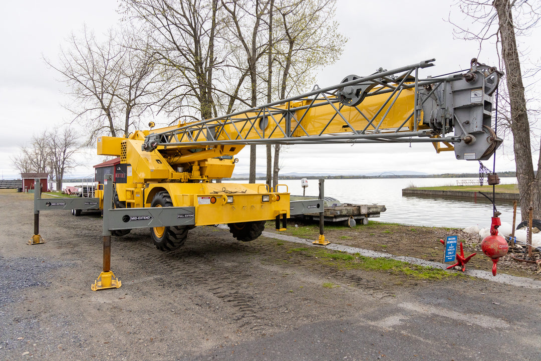 Check out our new (to-us) Rough Terrain Crane