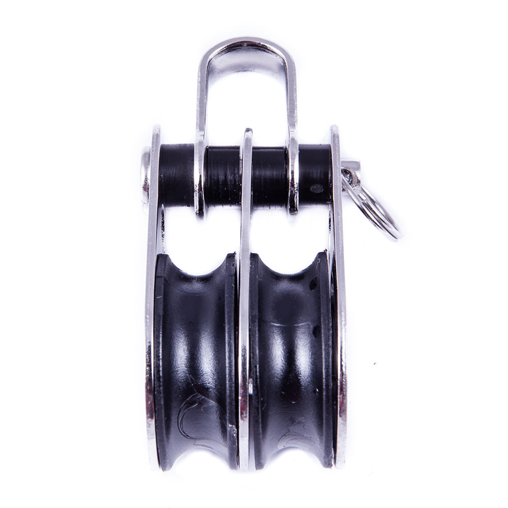 Poulie double SeaSure 25 mm avec manille