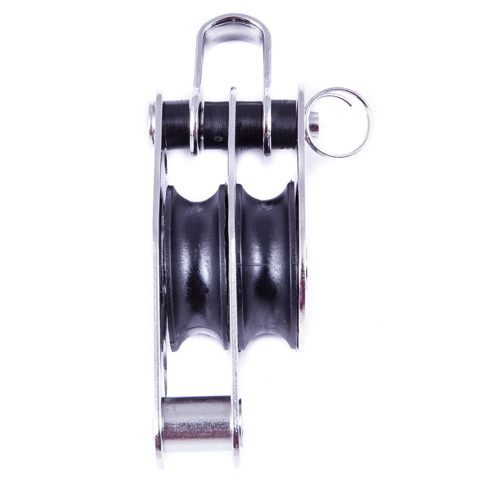 Poulie double SeaSure 25 mm avec ringot