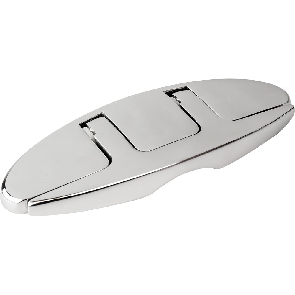 Taquet pliant ovale Sea-Dog 5" en acier inoxydable avec boulons hexagonaux cachés