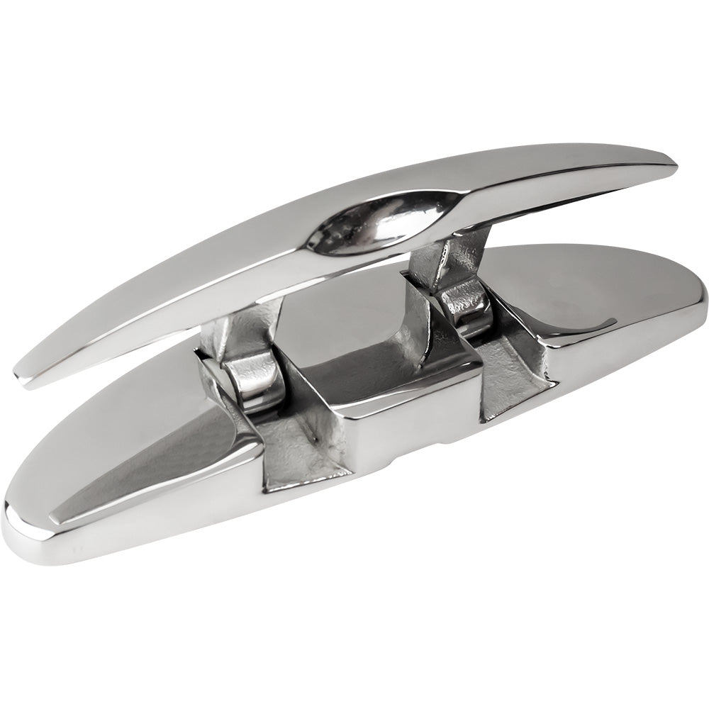 Taquet pliant ovale Sea-Dog 5" en acier inoxydable avec boulons hexagonaux cachés