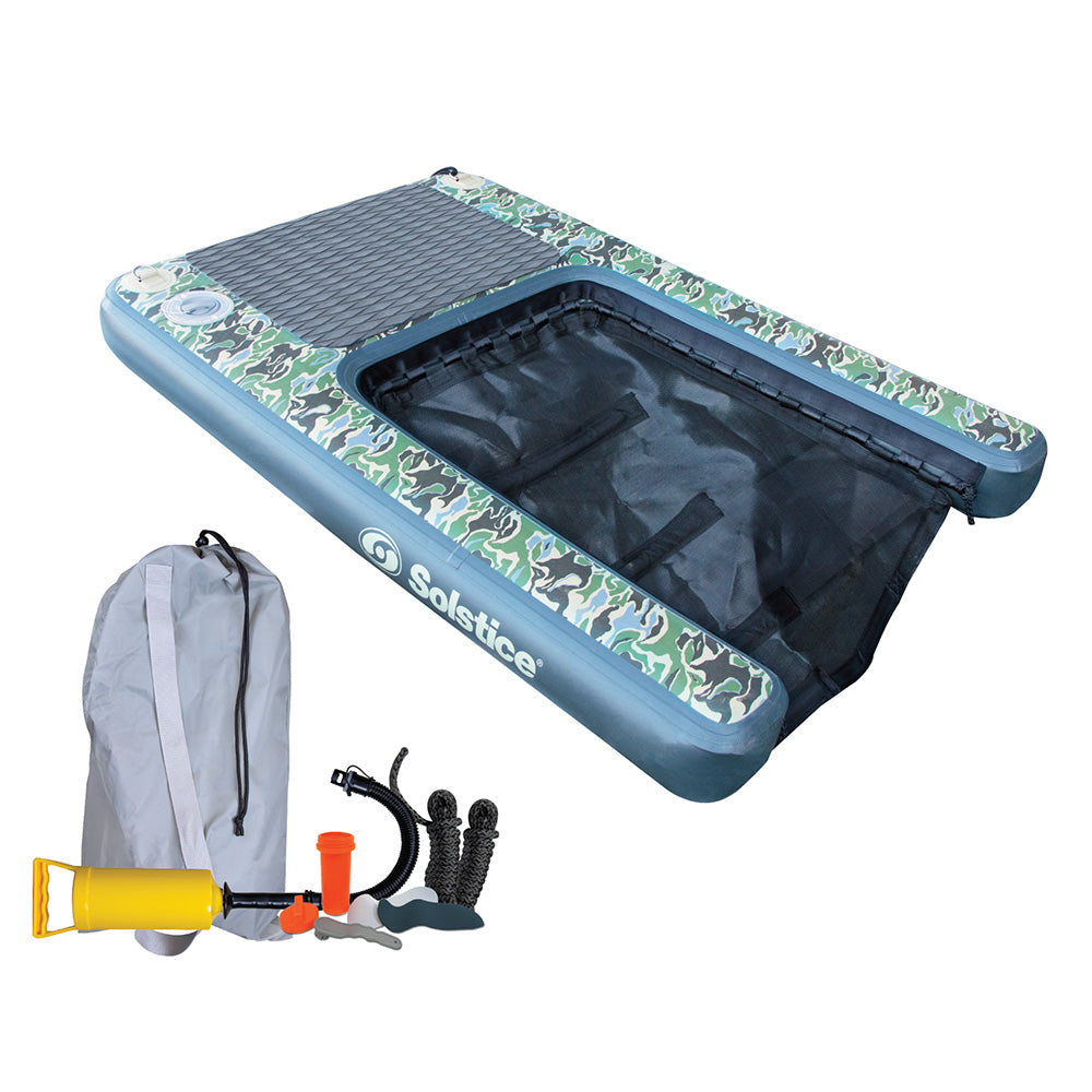 Rampe gonflable pour chien Solstice Watersports PupPlank - XL Sport - Camouflage