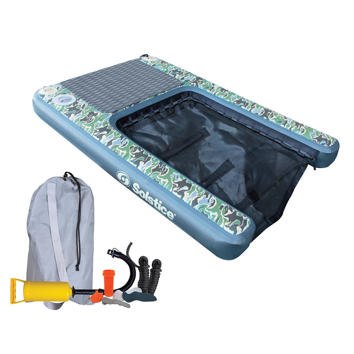 Rampe gonflable pour chien Solstice Watersports PupPlank - XL Sport - Camouflage