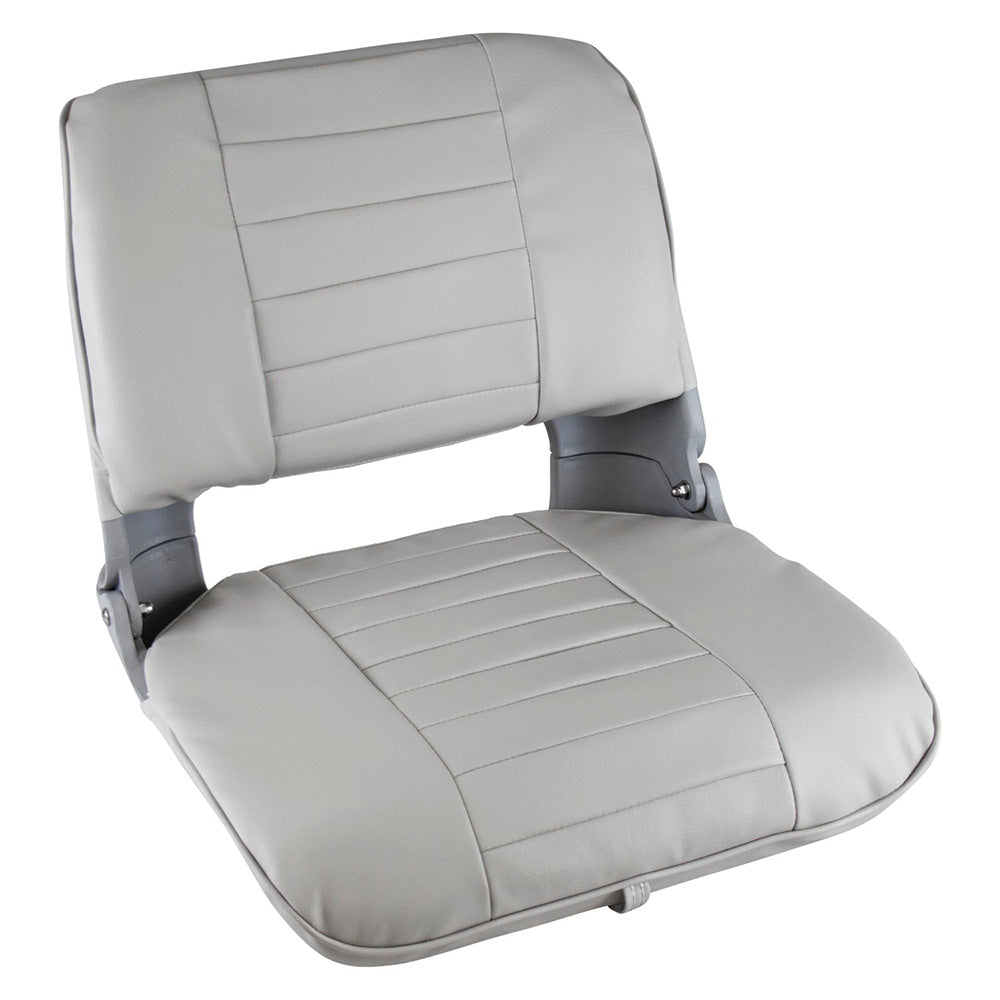 Siège de pêche rabattable Wise Pro Style Clamshell - Gris