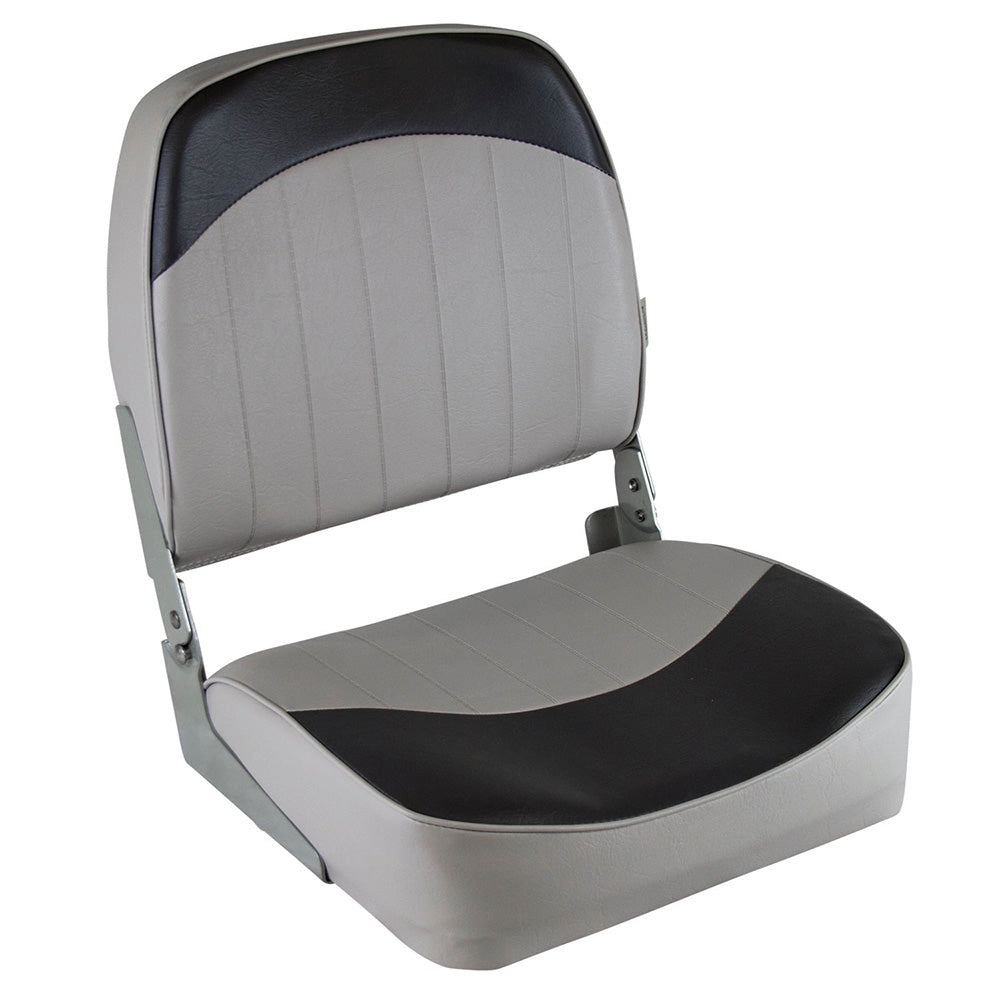 Siège de pêche à dossier bas standard Wise - Gris/Anthracite