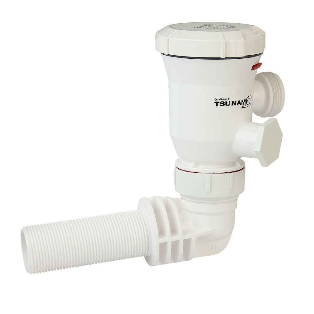 Aérateur Attwood Tsunami Mk2 T1200 - 12 V - Entrée à 90 degrés