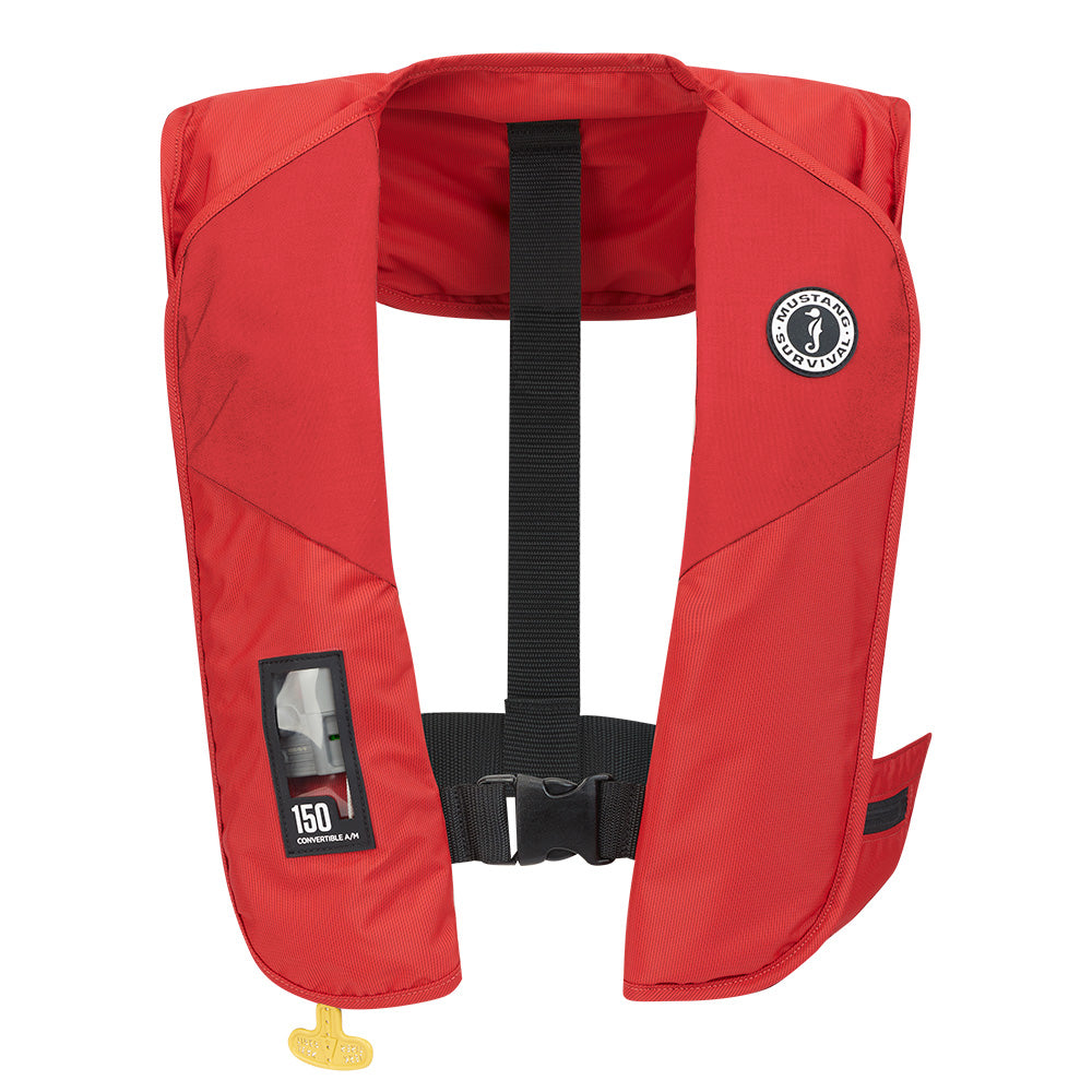 Gilet de sauvetage gonflable convertible Mustang MIT 150 - Rouge