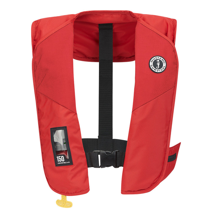 Gilet de sauvetage gonflable convertible Mustang MIT 150 - Rouge