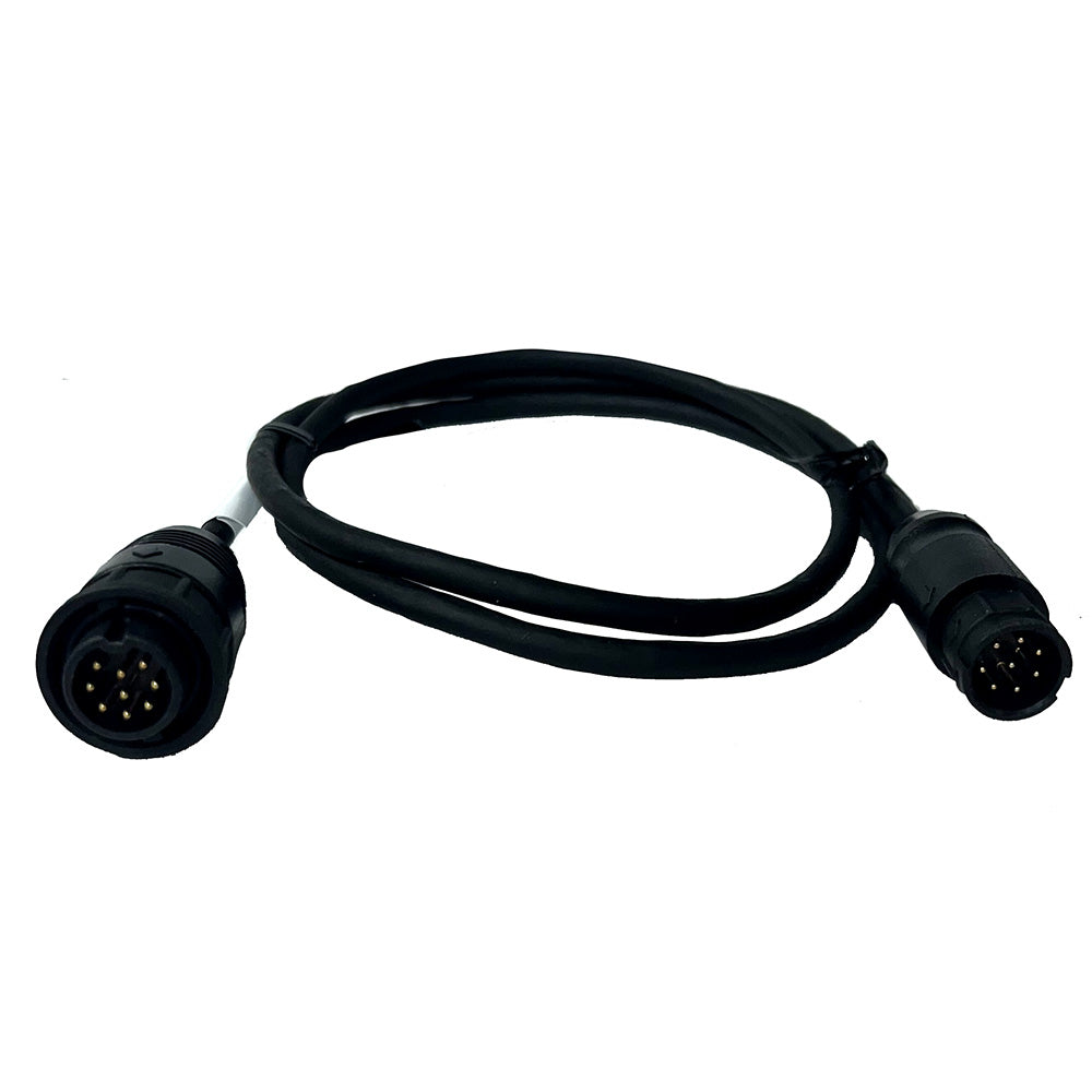 Câble adaptateur Echonautics 1 m avec connecteur Navico mâle 9 broches pour transducteurs Echonautics 300 W, 600 W 1 kW