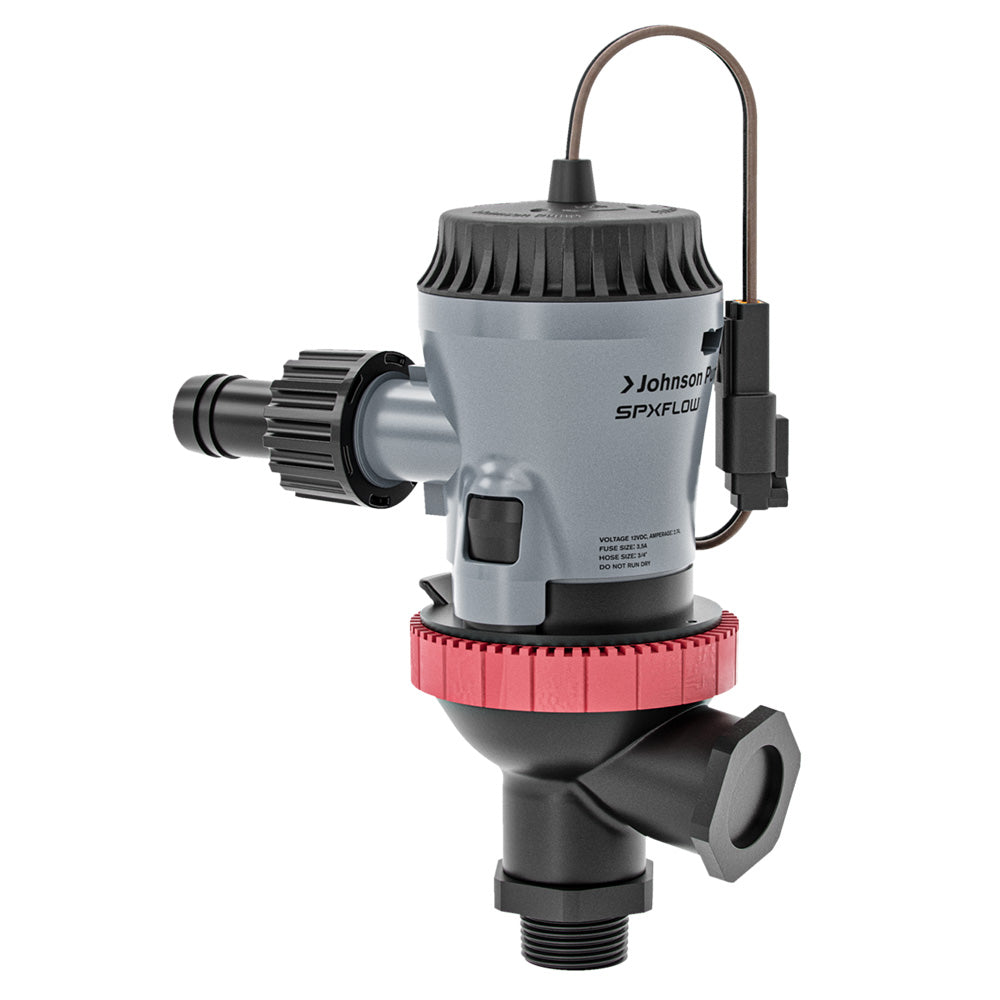 Pompe d'aération Johnson Pump Aqua O2 Twin Port 500 GPH - Montage flexible - 12 V