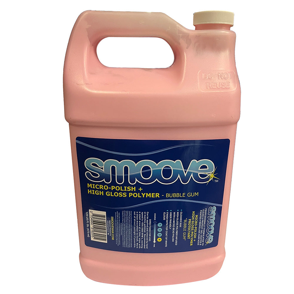 Vernis micro-polissoir Smoove Bubble Gum + polymère haute brillance - Gallon