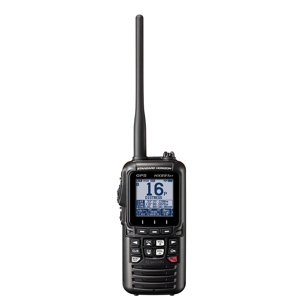 Radio VHF portable Standard Horizon HX891BT avec Bluetooth - Noir