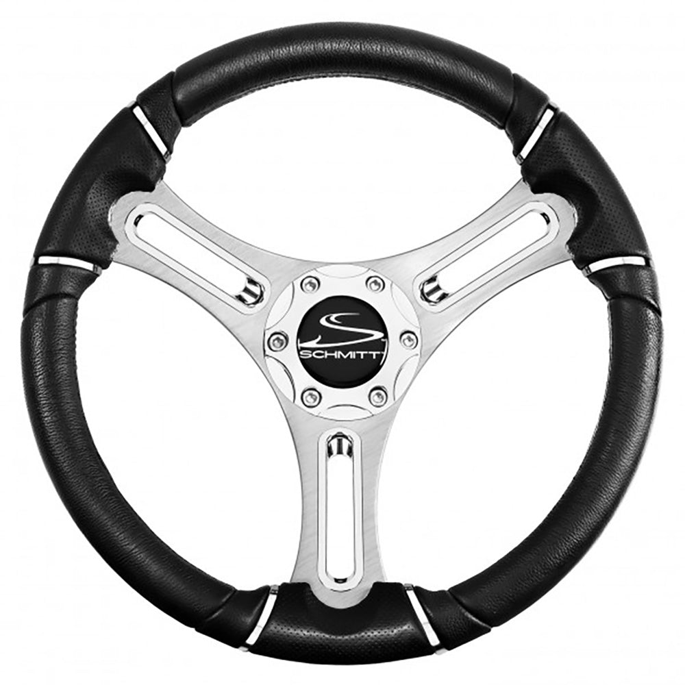 Roue Schmitt Marine Torcello 14" - Série 04 - Roue en polyuréthane avec embout chromé - Rayons brossés - Tige conique 3/4"