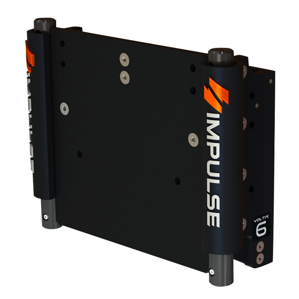 Plaque de cric électrique IMPULSE 6" avec commande standard - Anodisation noire