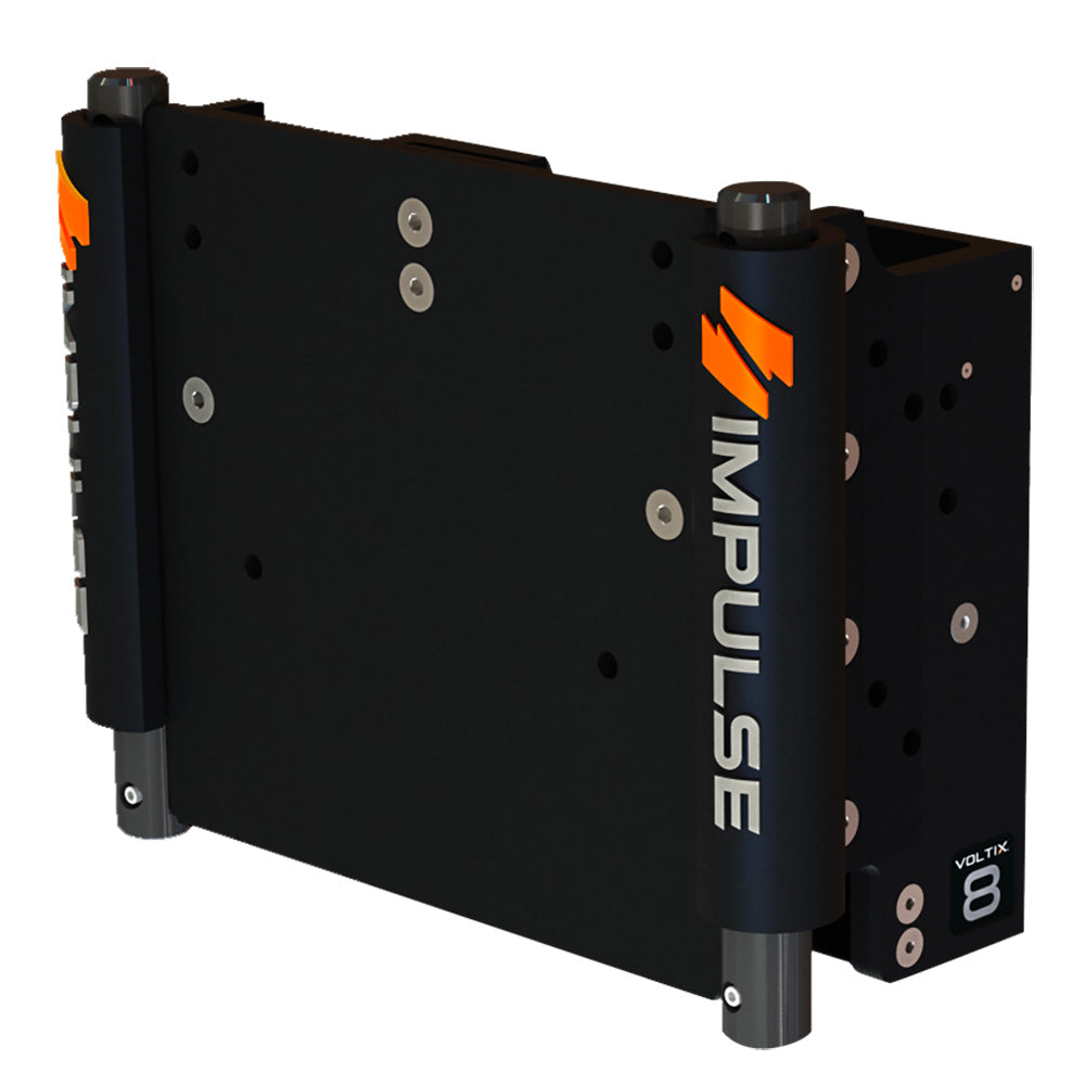 Plaque de cric électrique IMPULSE XL 8" avec commande standard - Anodisation noire
