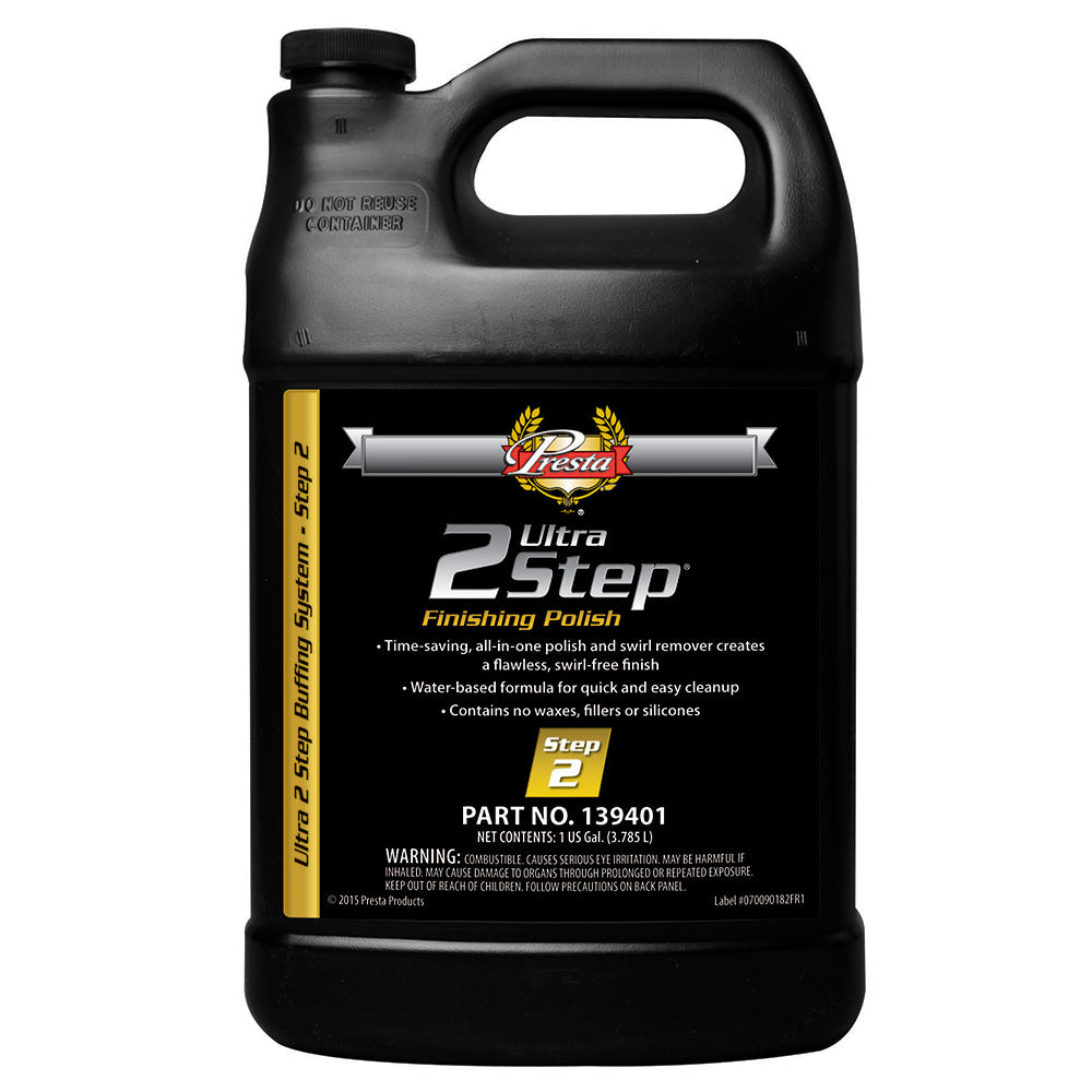 Vernis de finition Presta Ultra 2 étapes - 1 gallon