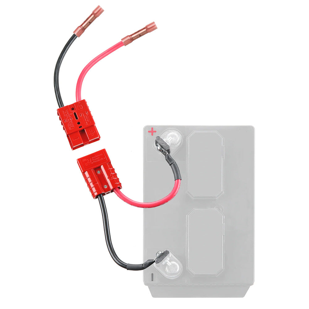 Système de connexion rapide pour moteur de pêche à la traîne/tracteur de pelouse Connect-Ease Quik12 12 V