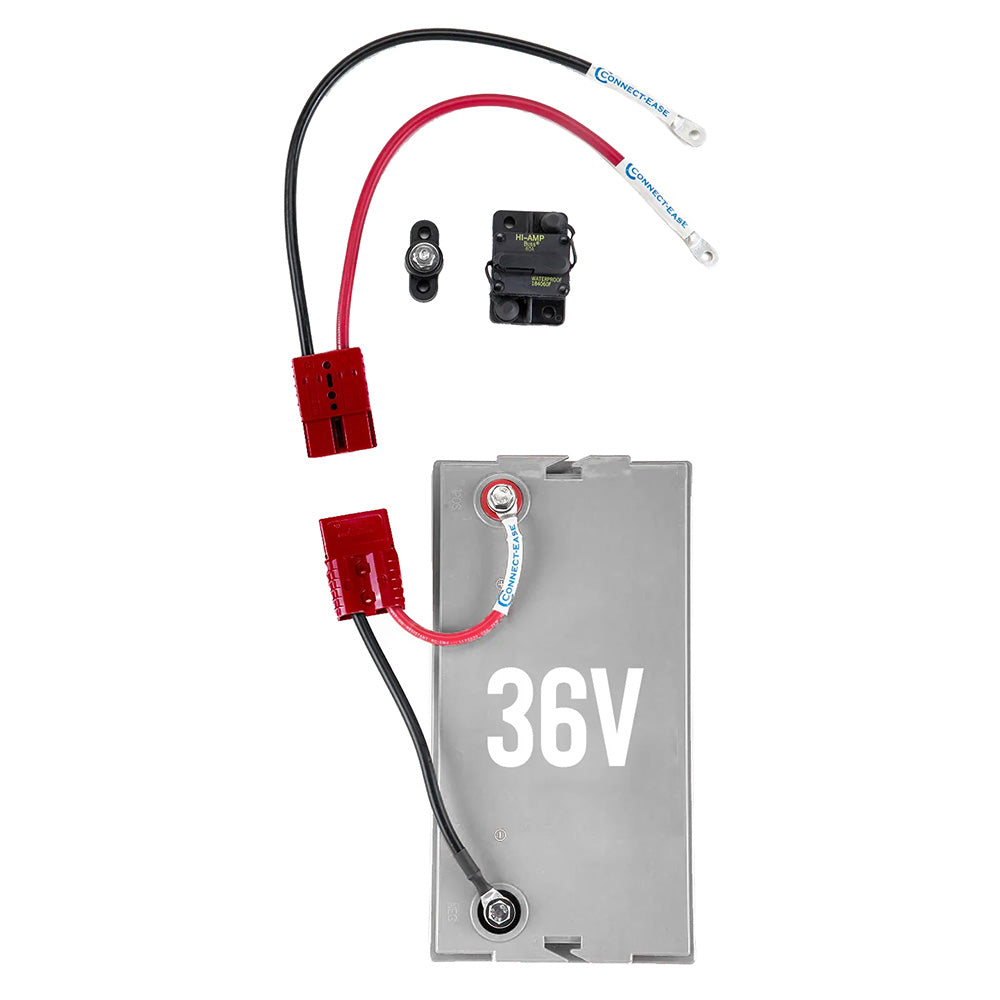 Système de moteur de pêche à la traîne à batterie à boîtier unique Connect-Ease 36 V