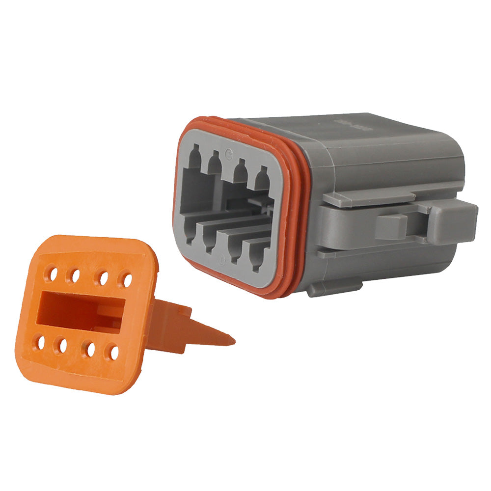 Kit de verrouillage à cale Pacer Deutsch DT Plug - 8 positions - Lot de 5