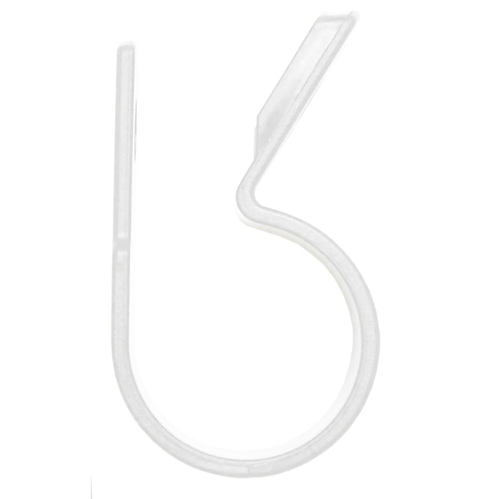 Colliers de serrage en nylon Pacer - 1/4" - Couleur naturelle - Paquet de 25