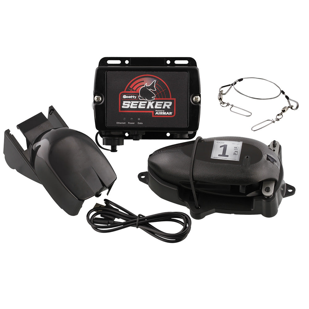 Scotty Seeker Ensemble complet - Sonde simple avec guide de sécurité, station de charge de sonde, guide de sécurité de sonde