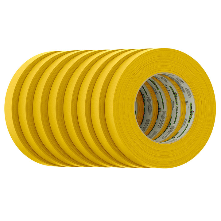 Ruban de masquage FrogTape CP 225 à adhérence moyenne-élevée - 18 mm x 55 m x paquet de 12 - Doré - Classé f/225F