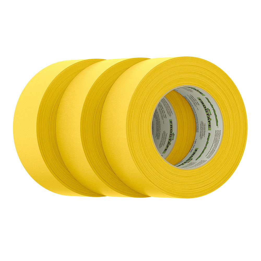 Ruban de masquage FrogTape CP 225 à adhérence moyenne-élevée - 48 mm x 55 m x 6 paquets - Or - Classé f/225F