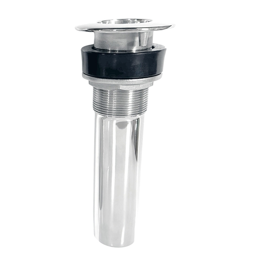 Porte-canne Tigress 9" 0 degré - Sans vis - Acier inoxydable