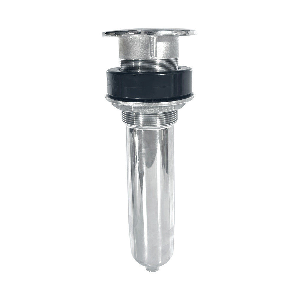 Porte-canne pivotant Tigress 10,5" à 0 degré - Sans vis - Acier inoxydable