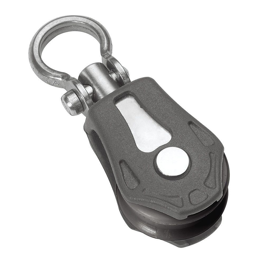 Poulie à roulement lisse Barton Marine taille 0 20 mm à émerillon simple