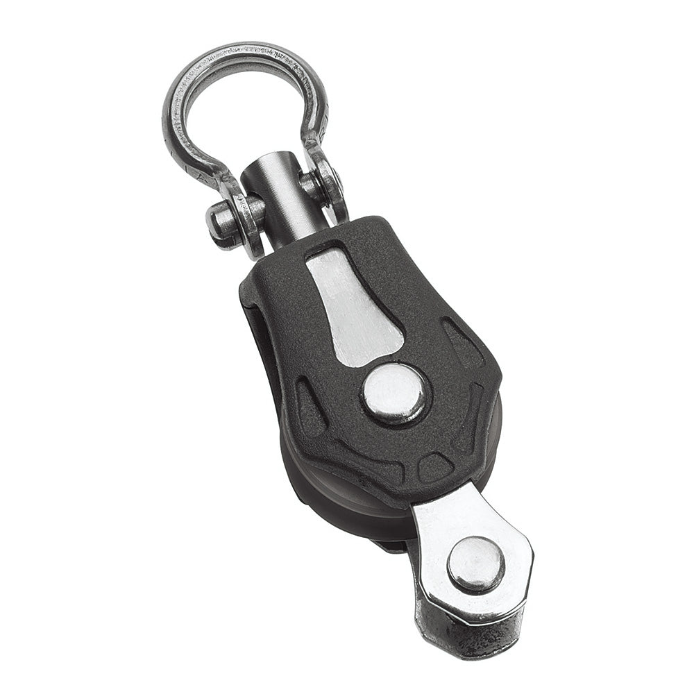 Poulie à roulement lisse Barton Marine taille 0 20 mm, émerillon simple, ringot