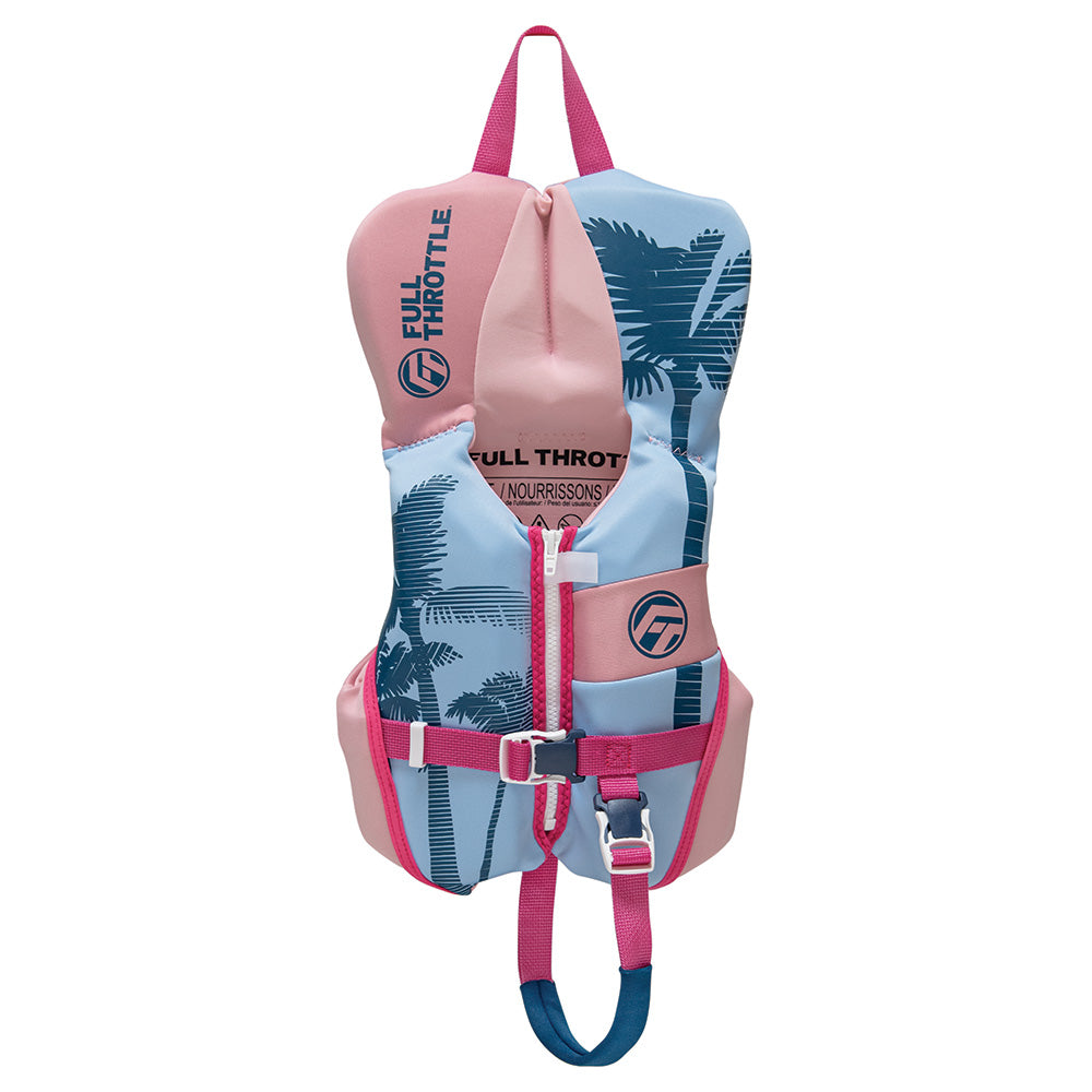 Gilet de sauvetage Full Throttle pour bébé à séchage rapide et dos flexible - Rose