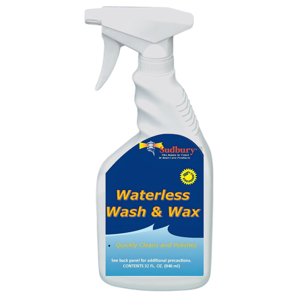 Sudbury Waterless Wash Wax - 32oz Spray Bottle