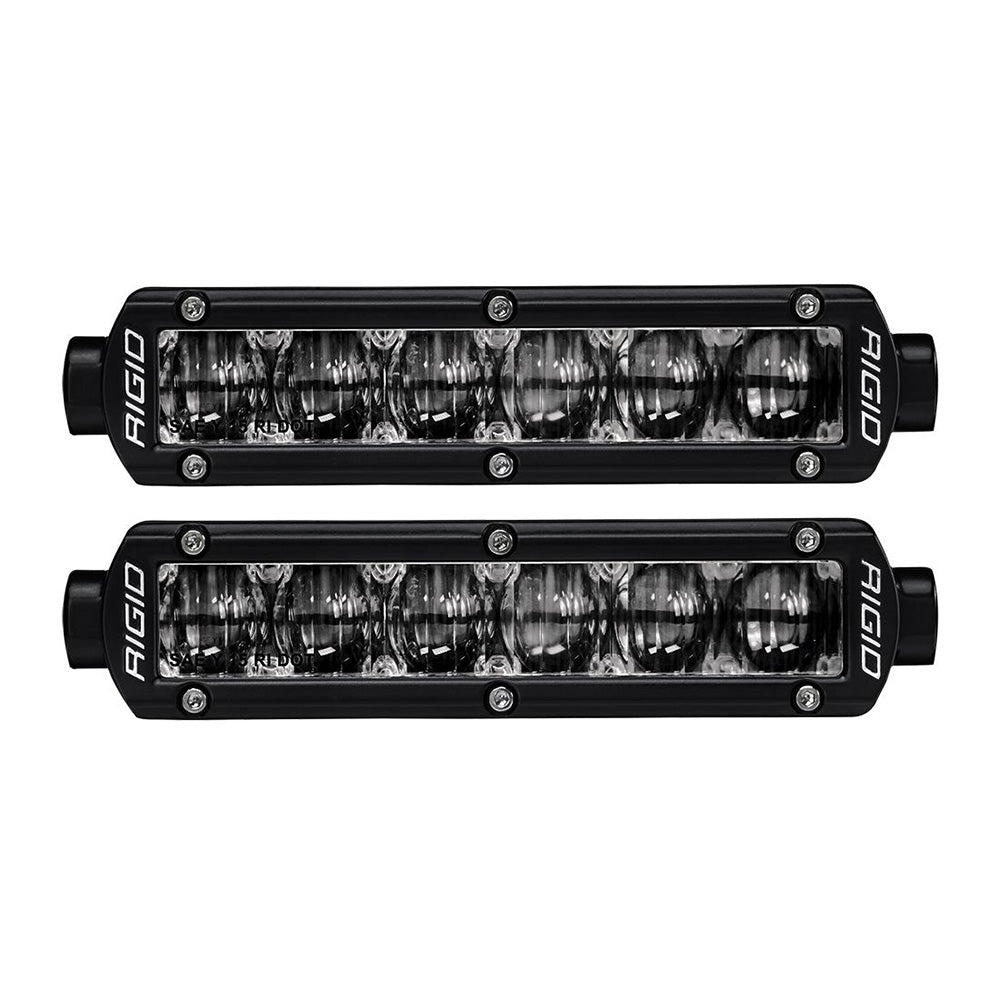 Paire de phares antibrouillard SAE RIGID Industries série SR 6" (conformes)