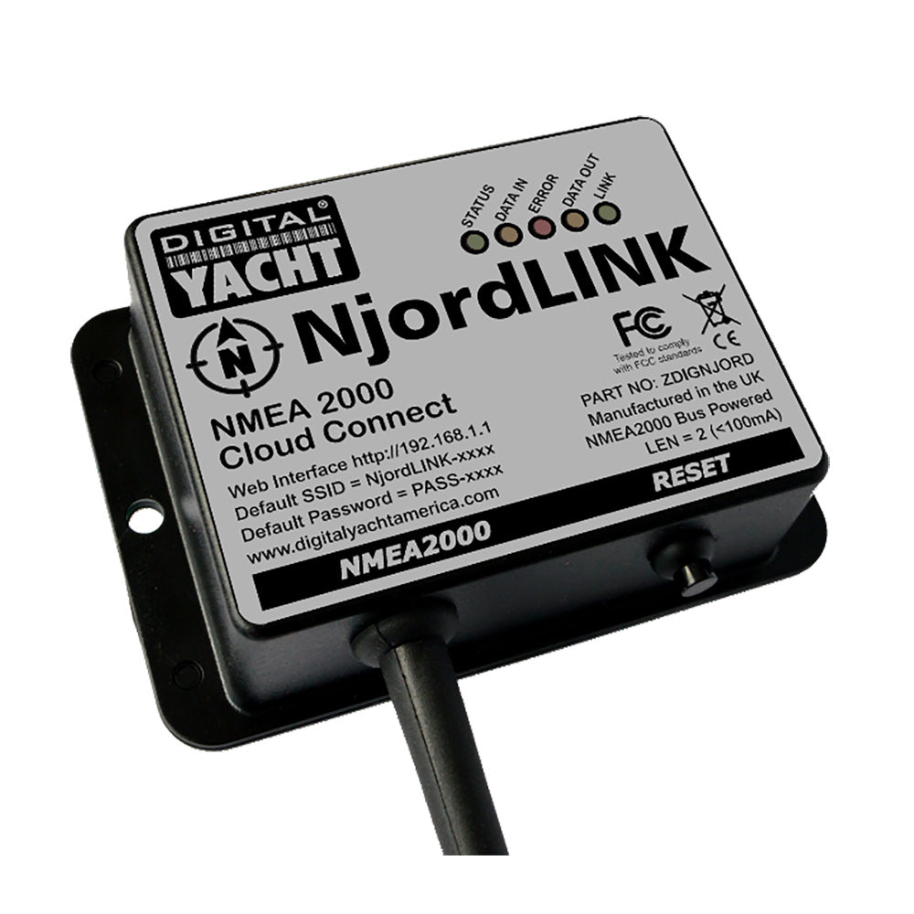 Passerelle cloud NMEA 2000 de Digital Yacht NjordLINK