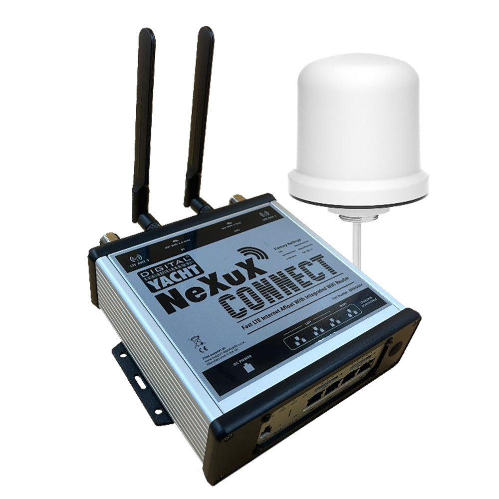 Système de connexion Digital Yacht NeXuX - Internet à flot avec câble d'antenne de 7 m