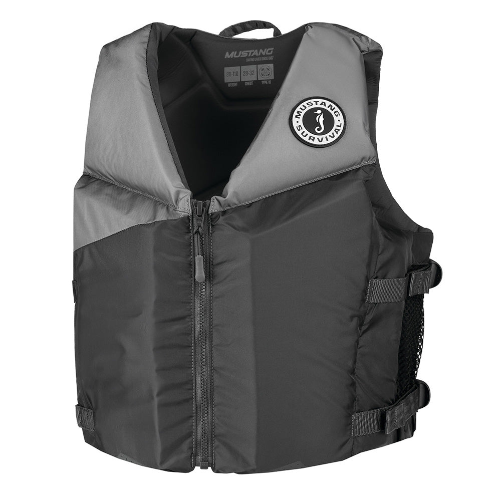 Gilet en mousse Mustang Young Adult REV - Gris/Gris clair/Jaune fluo - Universel