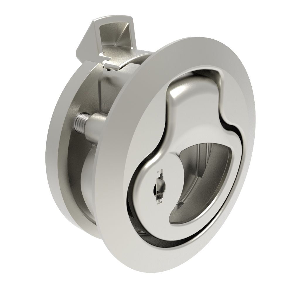Loquet à pousser Southco - Moyen - Acier inoxydable - Poli électrolytiquement