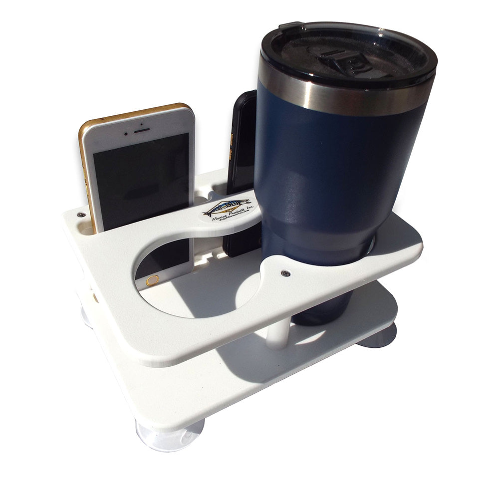 Double boisson/jumelles/2 téléphones portables Deep Blue Marine avec ventouses