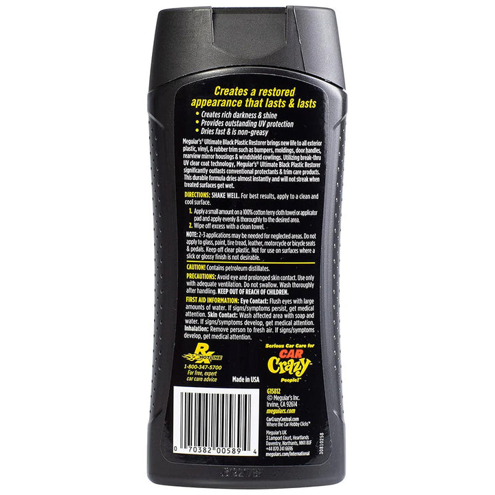 Meguiar's Ultimate Black Plastic Restorer - 12oz