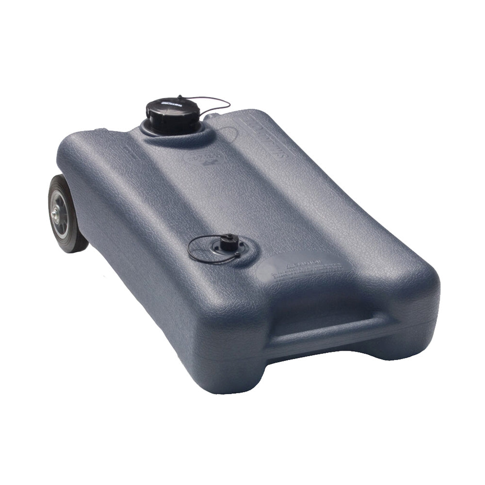 Conteneur à déchets portatif Thetford SmartTote de 12 gallons à 2 roues avec roulettes robustes