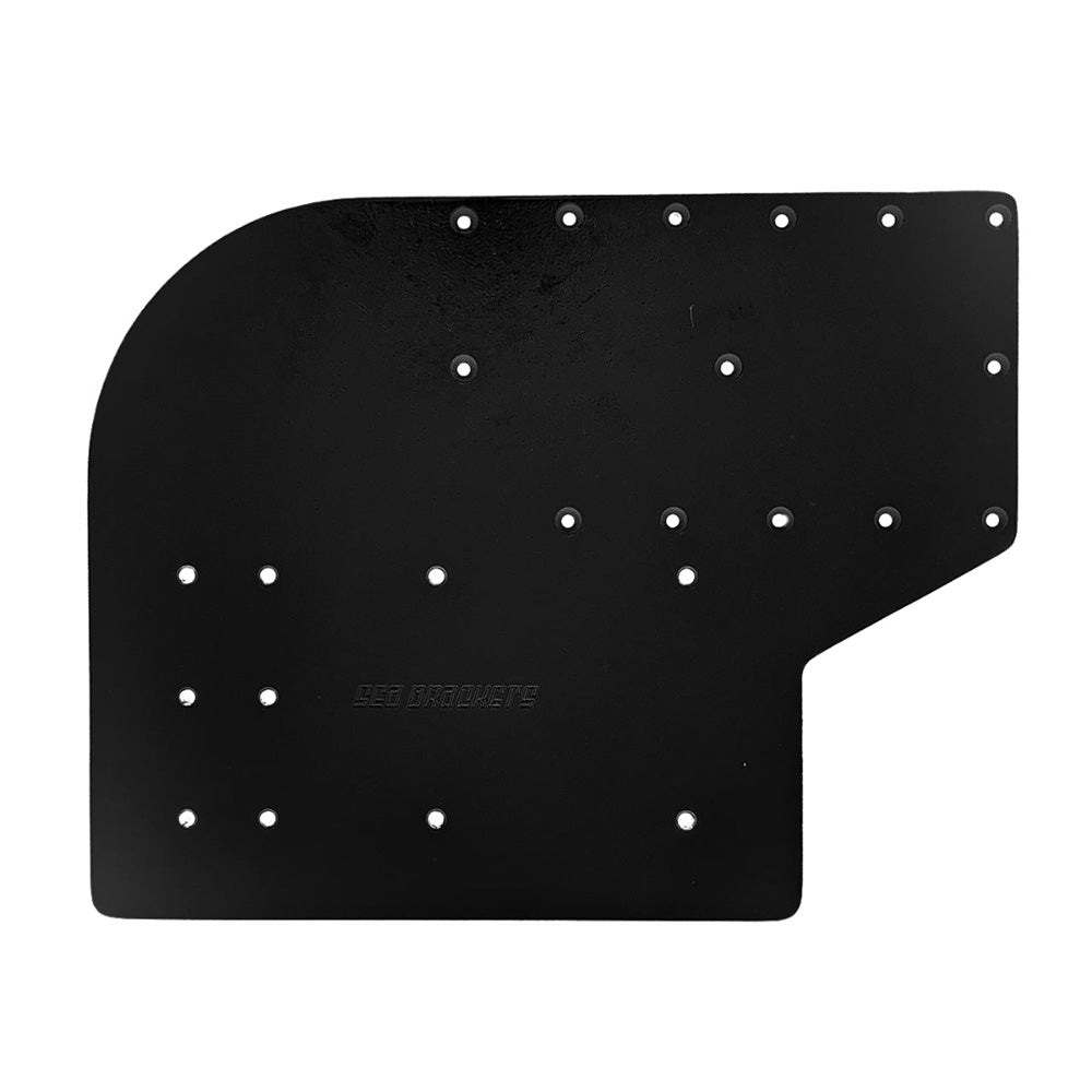 Supports de fixation pour moteur de pêche à la traîne, grande taille, décalée, pour Minn Kota Quest - Noir