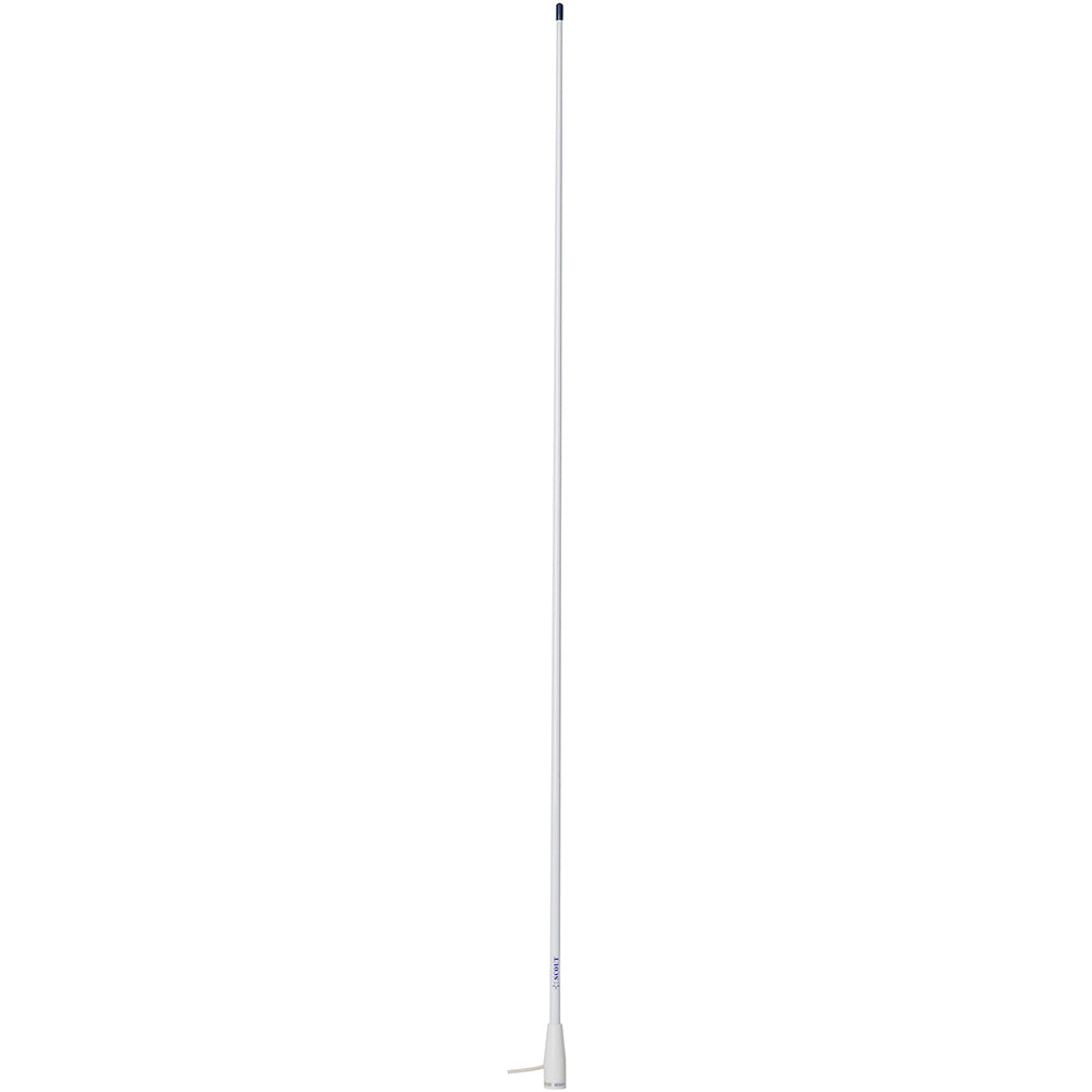 Antenne VHF Scout blanche de 5 pi, virole en nylon 3 dB avec câble coaxial RG-58 de 5 m, KS-22