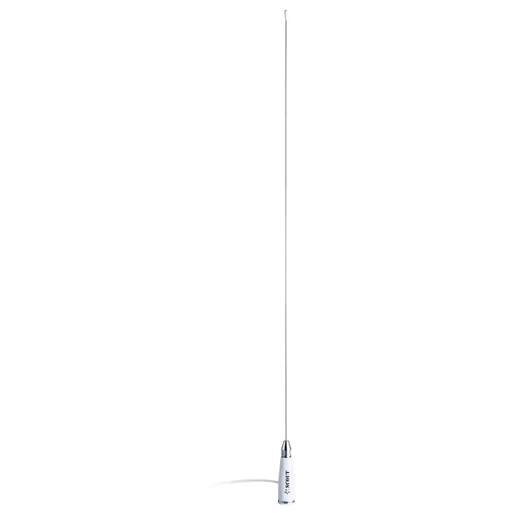Antenne fouet VHF Scout 3,3' en acier inoxydable 3 dB avec câble coaxial RG-58 5 m KS23A