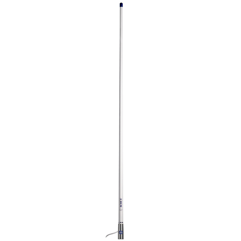 Antenne AM/FM blanche Scout 4' en fibre de verre