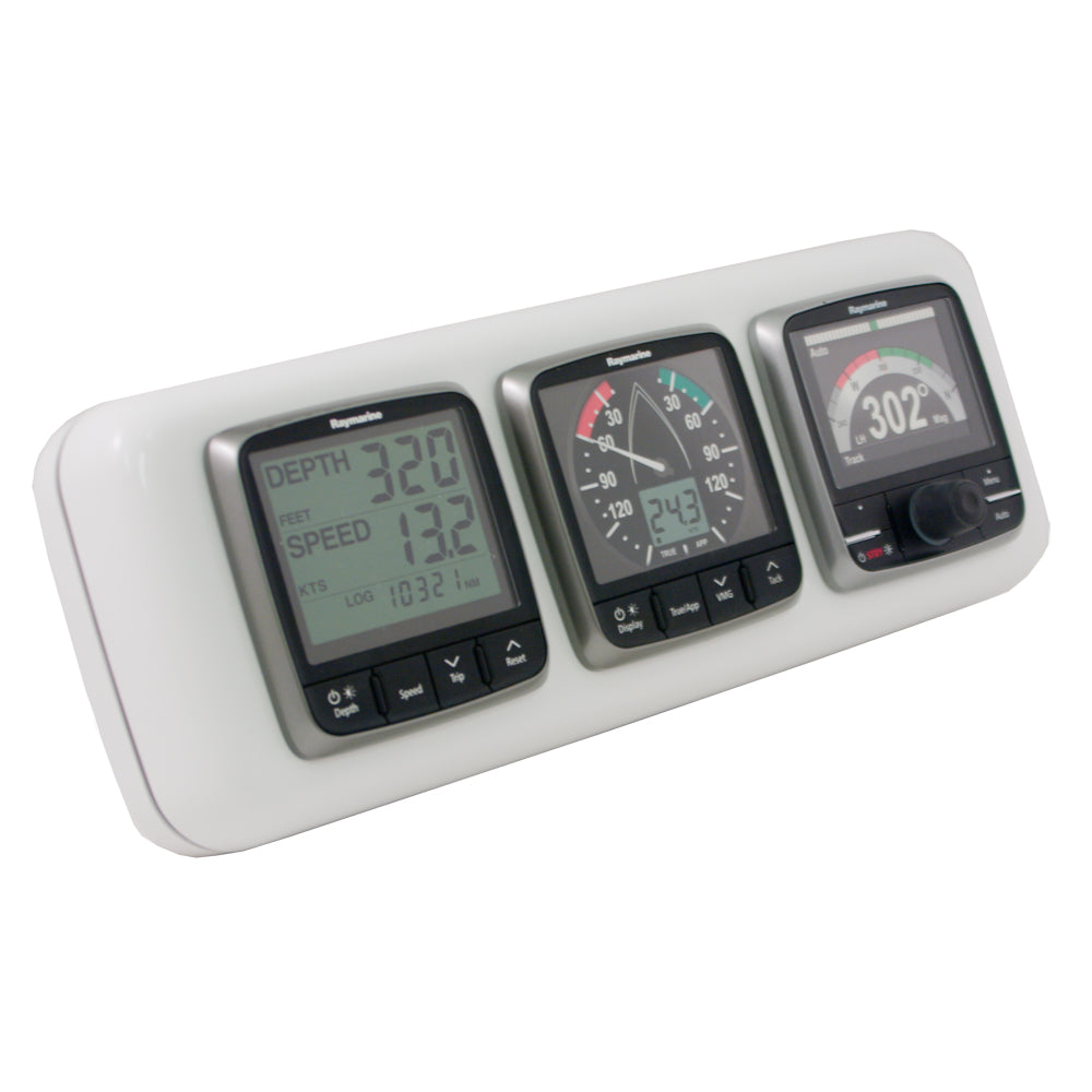 NavPod GP1301 InstrumentPod prédécoupé avec 3 trous de 3,6" pour protection de 9,5"