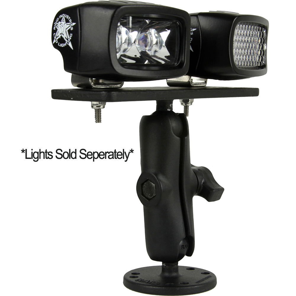 RIGID Industries RAM Bolt Down 3.7" Arm - 6.25" x 2" Plate