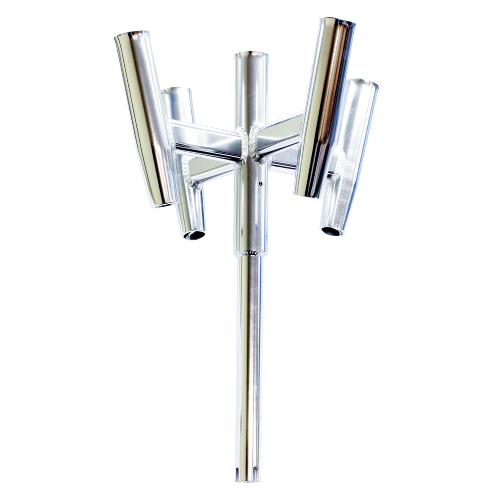 Porte-canne en aluminium Tigress Five Banger - Tige droite