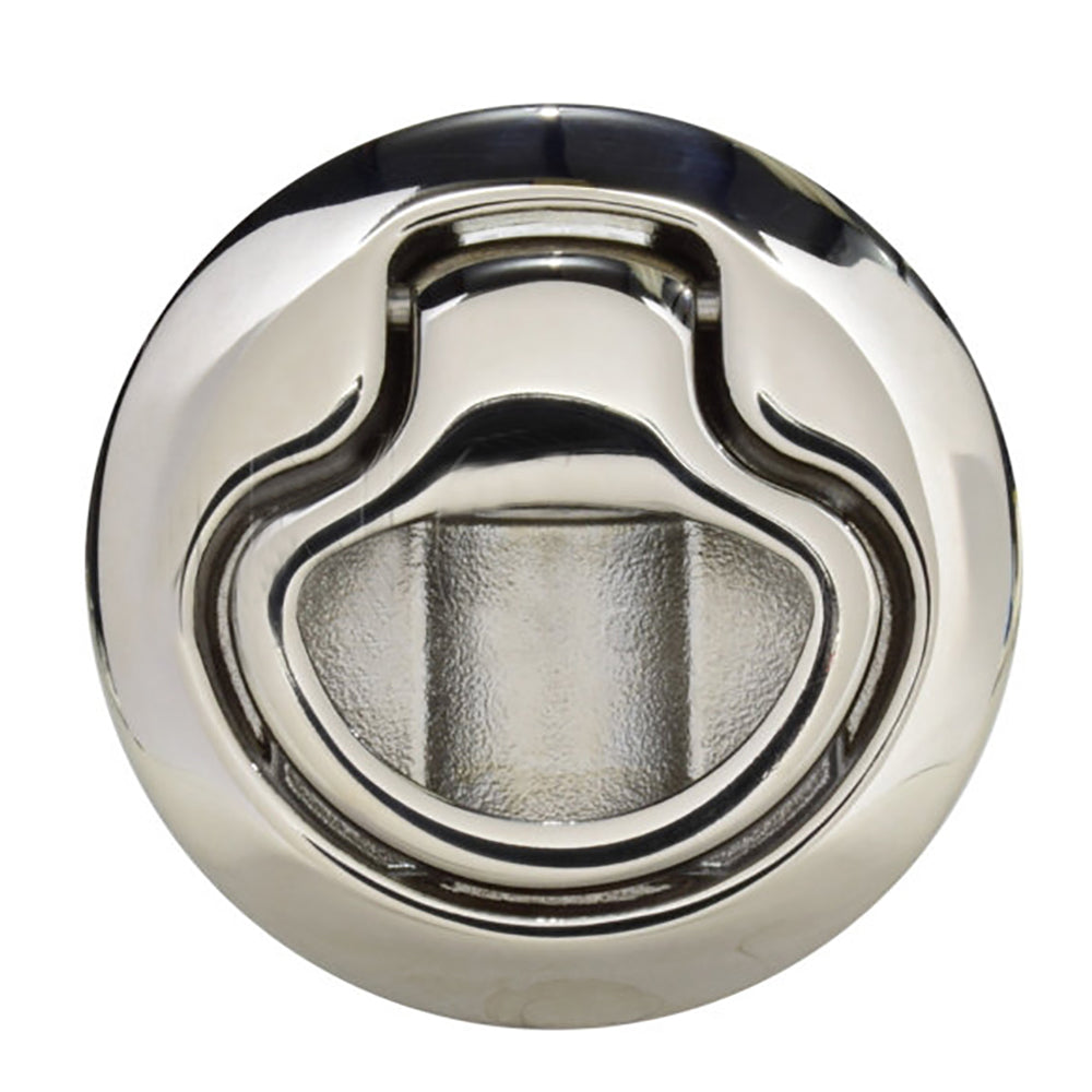 Loquet affleurant Southco : tirer pour ouvrir – Non verrouillable – Acier inoxydable poli