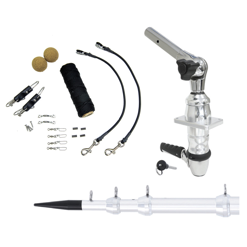 Système de montage supérieur Tigress XD - 15 - Kit de montage Silver Outriggers Elite